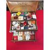 Image 1 : Vintage Jewelry Box Filled with Old Matchbooks