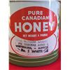 Image 2 : 2 Vintage Pure Canadian Honey Tins. Net Wieght 4lbs, Tins are Empty