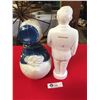 Image 2 : Vintage Colonel Saunders Piggy Bank 12.5" Tall and Vintage Roly Poly Donald Duck 11.5" Tall