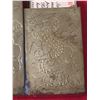 Image 2 : Vintage Match Holder with Nicely Done Etching of a Dragon, Flowers and a Dragon Handle