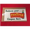 Image 1 : Original  Window Sign. Unused Condition 1940's Par-T-Pak Ginger Ale Sparkling Water
