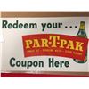 Image 2 : Original  Window Sign. Unused Condition 1940's Par-T-Pak Ginger Ale Sparkling Water