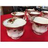 Image 3 : Royal Albert Fine Bone China 6 Tea Cups. Old Country Rose