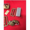 Image 5 : Vintage Military Lot. Buttons, Lock and Key, ID Bracelet Tokens, Address Book