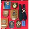 Image 1 : Royal Canadian Air Force Presentation Plaques, Plus Green Tie and Dress Tie Related to Airforce Mech