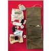 Image 2 : WWII Soldier's Personal Kits. One Sewing Kit. Dated 1943 and Full. Other is Empty