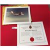 Image 1 : 31 Years Certificate of Service The Canadian Armed Forces Plus a 15 x 12 Photo of a Fighter Jet Refu