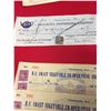 Image 3 : Bundle of Cancelled Cheques Medalta Potteries, Abbotsford Lumber BC Coast Vegetables.