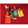 Image 1 : Lot 5 Vintage Hand Puppets from Germany