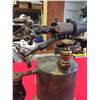 Image 3 : Vintage Blow Torch Patent June 17 1921 Two Control Handles All Brass with Wood Handle Steampunk Coll