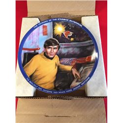 1986 Star Trek " Chekov" Collector Plate in the Box. The Voyages of the Starship Enterprise