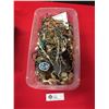 Image 1 : Container  of Costume Jewelry Container measures 13" x 7" x 4.5"