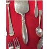 Image 2 : A Nice Collection of 20 pcs of Silver Plated Cutlery Forks, Knives, Spoons. Serving Pieces Plus Deco