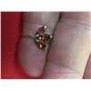 Image 2 : Sterling Silver Ring Size 4.75 With Reddish Stones