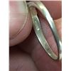 Image 2 : Sterling Silver Ring Size 6.75 With a Blue Stone and Gold Inlay