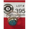Image 3 : Sterling Silver Ring Size 7 with a Big Blue Turquoise Stone
