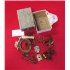 Image 1 : Small Box of WWI and WW2 Brass Pieces Plus a Shooting Medal