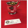 Image 2 : 114 Gram Sterling Silver Cup 2.5 " H x 3.5" W