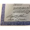 Image 2 : Book of Crown International  Stock Certificates Unissued. Over 40 in the Book
