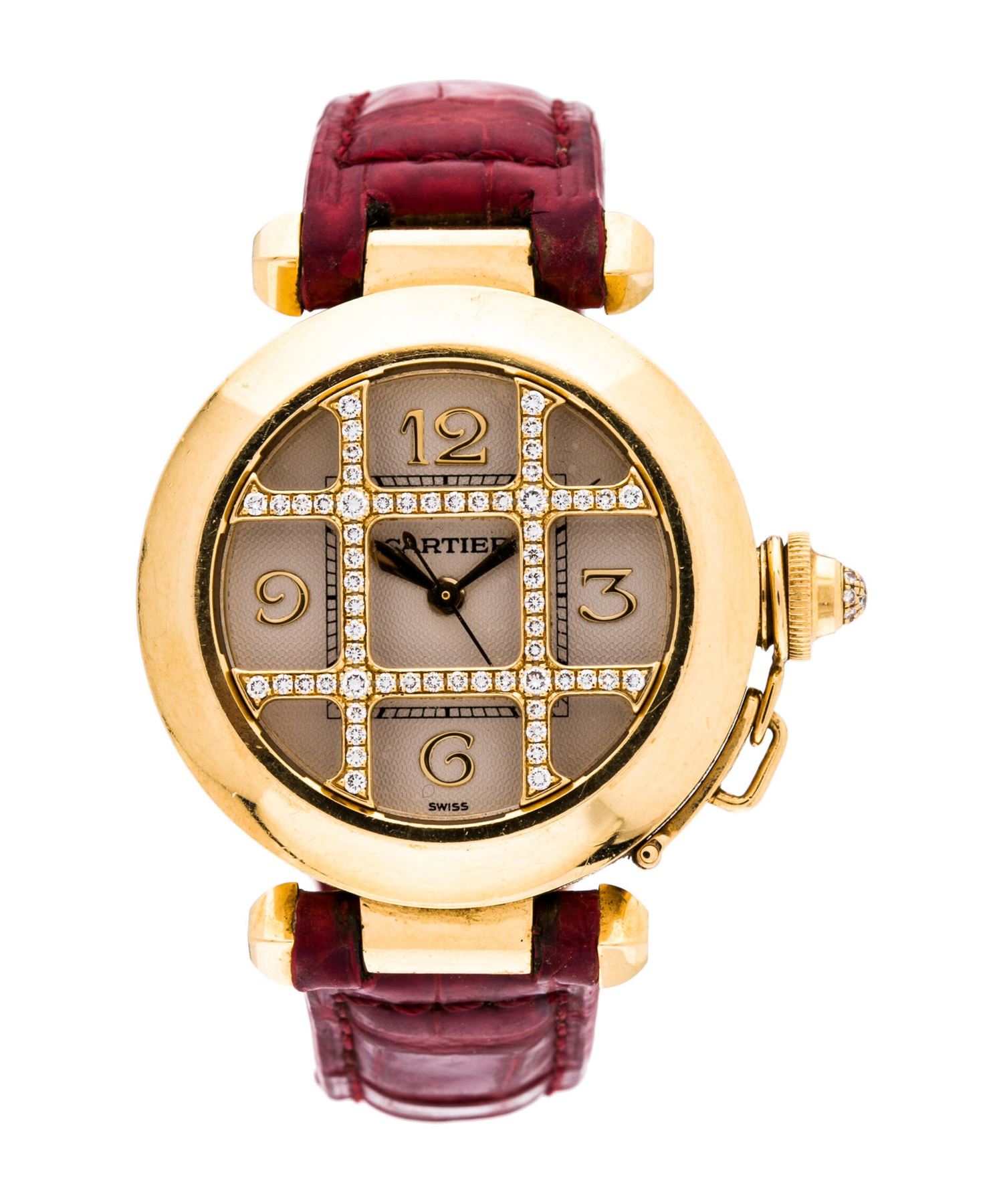 cartier pasha grid watch