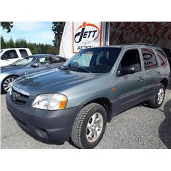 I4 --  2003 MAZDA TRIBUTE , GREEN  , 187117  KM's
