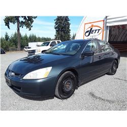 O4 --  2004 HONDA ACCORD EX , Green , 341678  KM's