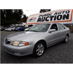 O1 --  2000 MAZDA 626 , Silver , 198002  KM's