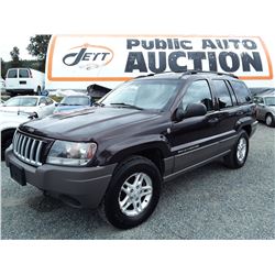 G6 --  2004 JEEP GRAND CHEROKEE LAREDO , Blue , 224853  KM's