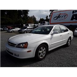 J1 --  2004 CHEVROLET EPICA LT , White , 146636  KM's