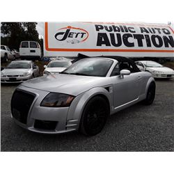 B6A --  2001 AUDI TT QUATTRO CONVERTIBLE , Silver , 108978  KM's
