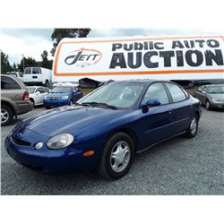 A7 --  1997 FORD TAURUS GL , Blue , 158736  KM's "NO RESERVE"