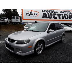 A3 --  2003 MAZDA PROTEGE , Silver , 307120  KM's "NO RESERVE"