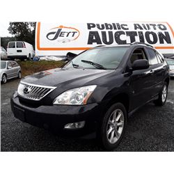 H3 --  2009 LEXUS RX350  , Black , 176897 MILES