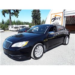 B4 --  2013 CHRYSLER 200 LX  , Black , 93027  KM's