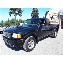 F1 --  2001 FORD RANGER , Black , 305828  KM's