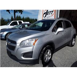 J3 --  2013 CHEVROLET TRAX 1LT  , Grey , 193734  KM's
