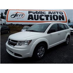 J6 --  2012 DODGE JOURNEY SE , White , 171908  KM's