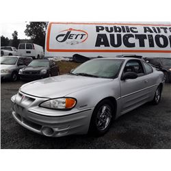 L2 --  2002 PONTIAC GRAND AM , Silver , 244108  KM's