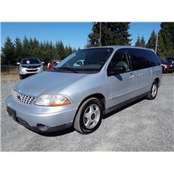 A4 --  2003 FORD WINDSTAR , Grey , 301178  KM's "NO RESERVE"