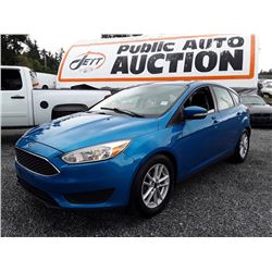 K1 --  2015 FORD FOCUS SE , Blue , 197442  KM's