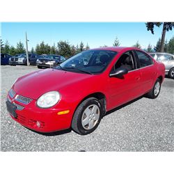 C3 --  2005 DODGE SX , Red , 116405  KM's