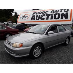 N5 --  2001 KIA SEPHIA , Grey , 132752  KM's
