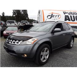 G1 --  2005 NISSAN MURANO SL , Grey , 177048  KM's