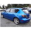 Image 4 : P5 --  2006 MAZDA 3 , Blue , 356703  KM's