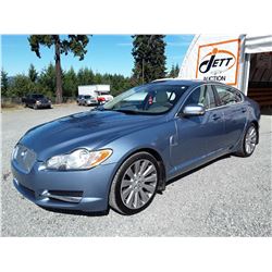 0B --  2009 JAGUAR XF PREMIUM SEDAN, BLUE, 99,853 KMS