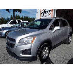 J3 --  2013 CHEVROLET TRAX 1LT  , Grey , 193734  KM's