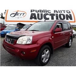 K2 --  2005 NISSAN X-TRAIL XE , Red , 139980  KM's