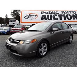 B4 --  2006 HONDA CIVIC LX , Brown , 99676  KM's