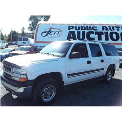 A12 --  2006 CHEVROLET SUBURBAN , White , 307744  KM's "NO RESERVE"