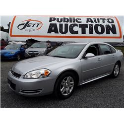 B3 --  2011 CHEVROLET IMPALA LS , Silver , 134540  KM's